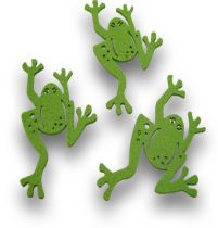 Frosch Filz 14x8cm Grün 8St.