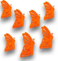 Filz Schmetterling Orange 8St.