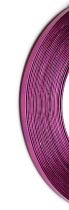 Aluminium Flachdraht in 10 m Ring pink