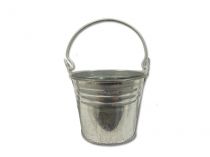 Eimer Ø6cm H5,5cm 12St. Zink glänzend