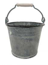 Eimer Ø12cm H10cm 8St. grau gewaschen