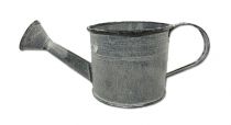 Gießkanne Ø7,5cm H7,5cm 8St. grau gewaschen