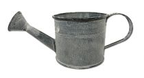 Gießkanne Ø11cm H9cm 8St. grau gewaschen