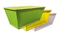 Schale 20x11x8cm 8St. gelb/grün/weiß