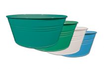 Schale rund Ø18cm H9cm 6St. blau sort./weiß