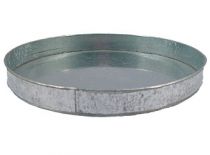 Untersetzer rund Ø23cm 5St. Zink glänzend