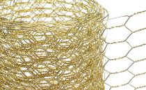 Sechseckgeflecht 50mm 5m gold