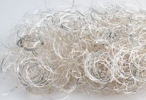Flower Hair Lametta silber 200g