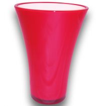 Vase Fizzy Ø14,6cm H20cm rot