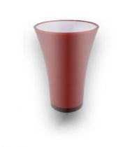 Vase Fizzy Ø14,6cm H20cm rot