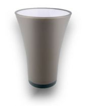 Vase Fizzy Ø14,6cm H20cm schlammgrau