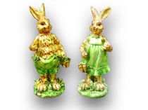 Hasenpaar 12cm farbig  4St