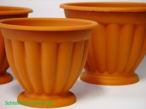 Topf mit Fuß plastik terra
