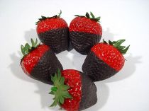 Erdbeeren mit Schokolade 5-teilig
