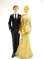 Goldhochzeitpaar 20cm