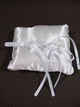 Ringkissen 14x16cm silber