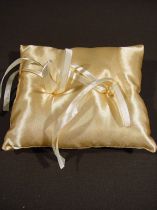 Ringkissen 14x16cm gold