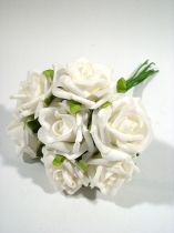 Rosen 25cm cremeweiß (28St.)