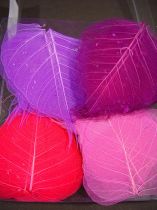Willowblätter skelletiert lila/pink (200St.)