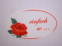 Etiketten Einfach so 250St