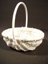 Kartoffelkorb weiß mit Bügel 32cm