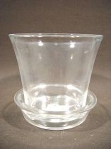 Orchideentopf Glas mit Unters. Ø15cm