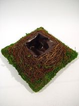 Kissen Moos / Rebe 20x20cm 4St