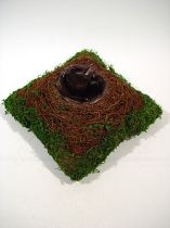 Kissen Moos / Rebe 20x20cm 3St