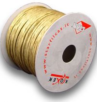 Draht umwickelt 50m Gold