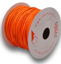 Draht umwickelt 50m Orange