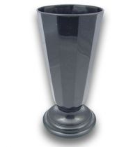 Einstellvase Szwed Schwarz mit Glitter 16cm