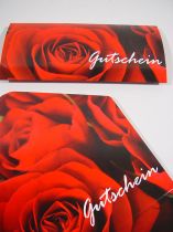 Gutscheine Motiv Rosen (25St.)