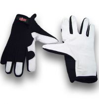 Kixx Lycra Handschuhe Gr.8  Schwarz, Hellgrau