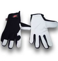 Kixx Lycra Handschuhe Gr.10 Schwarz, Hellgrau