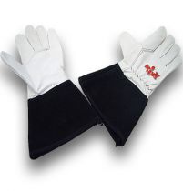 Kixx Rosenhandschuhe  Gr.9 Schwarz, Weiß