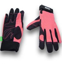 Kixx Synthetik Handschuhe Gr.8 Rosa, Schwarz