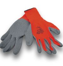Kixx Nylon Gartenhandschuhe Gr.11 Rot, Grau