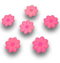 Holzblume Ø3,5cm Rosa 24St.
