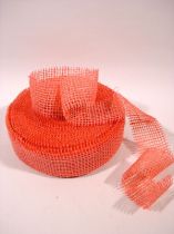 Jute Band rosa 4cm 25m