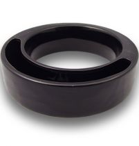Keramikschale Schwarz Rondelle Ø25cm