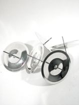 Kerzenhalter mit Dorn, silber (6 cm), 36 St.