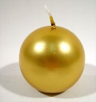 Kugelkerzen 60 mm 8St. gold
