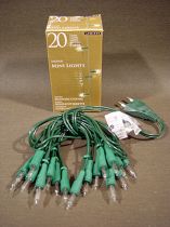 Lichterkette mini 20er 3m für Innen grün/klar