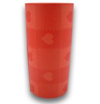 Manschettenpapier 25cm 80m Rot Herzen