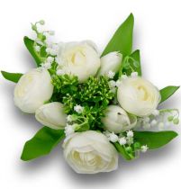 Ranunkelstrauß Tulpenstrauß creme
