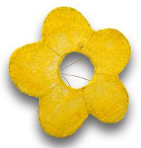 Sisalmanschette 20cm Maisgelb 8St.