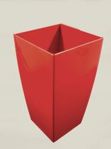 Pflanzenvase Milano Diamond, 23 l 47cm rot