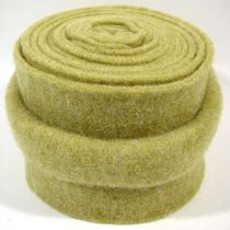 Filzband 15cm x 5m grün