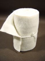 Filzband 15cmx200cm naturweiß