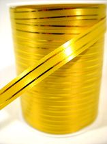 Splittband 2 Goldstreifen auf gold 10 mm 250m